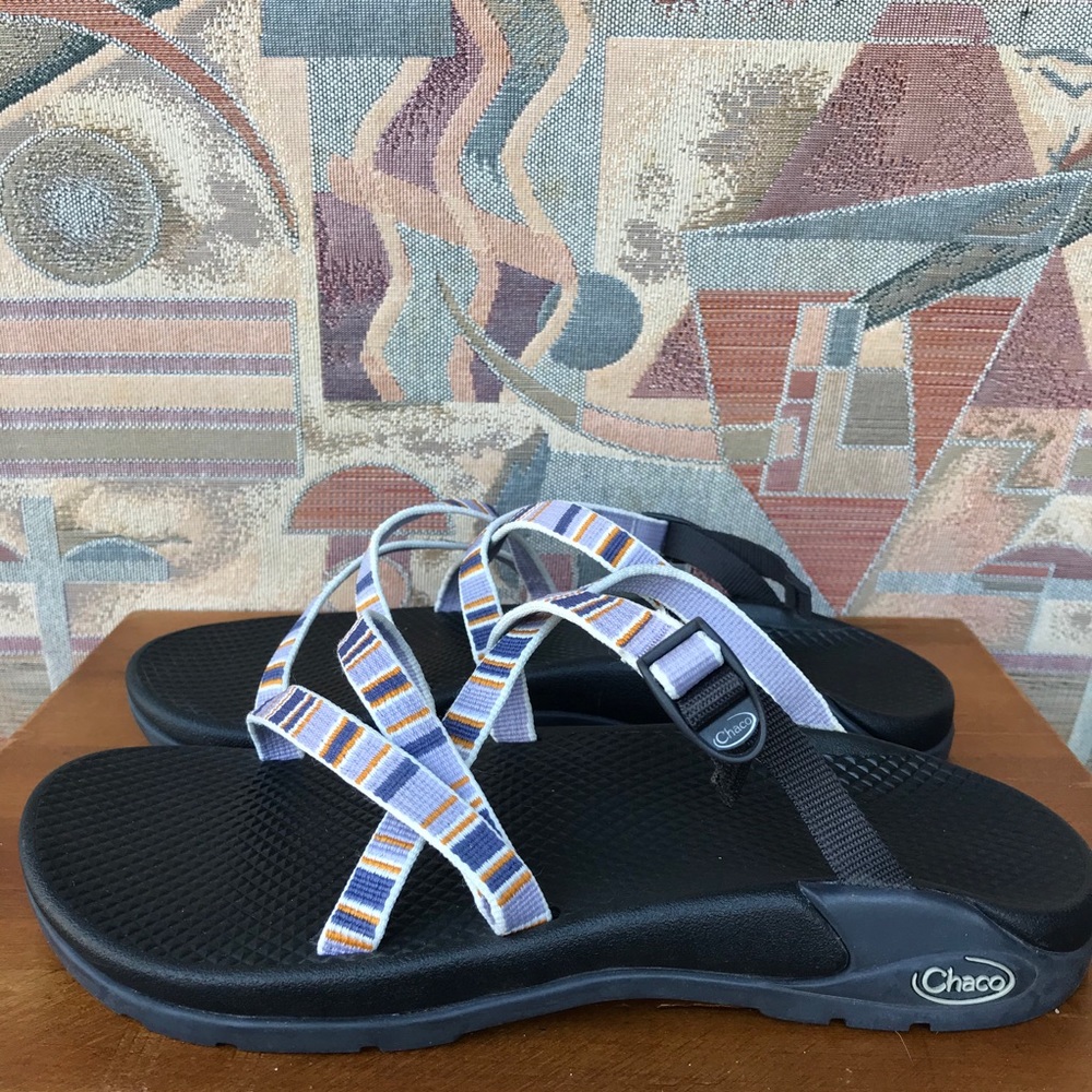 Chaco Women's Multi Color Slip On Sandal Size 10
